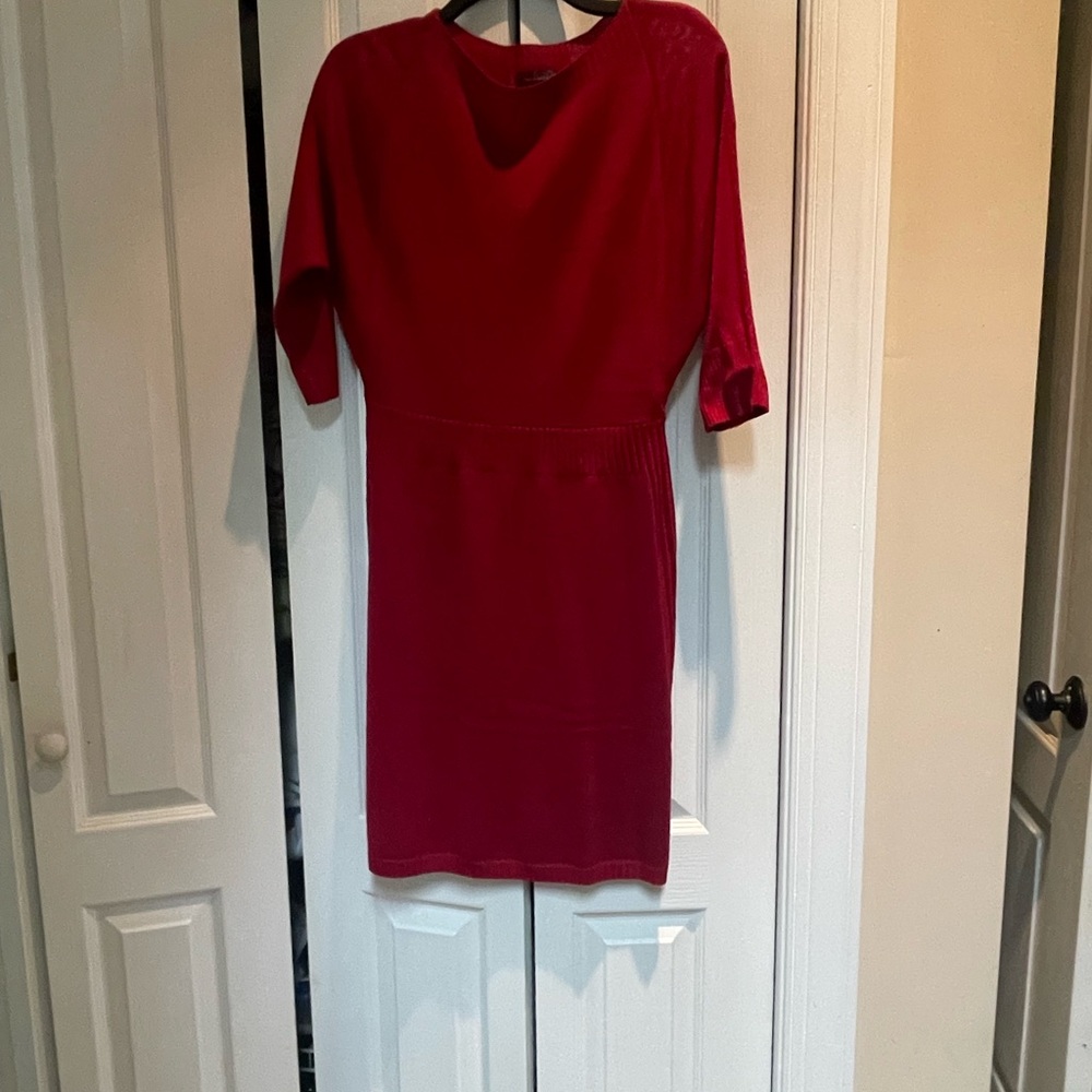 The Limited Red Sweater Dress